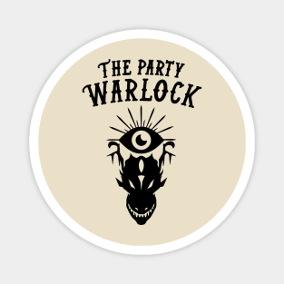 Warlock Dungeons and Dragons Team Party Magnet